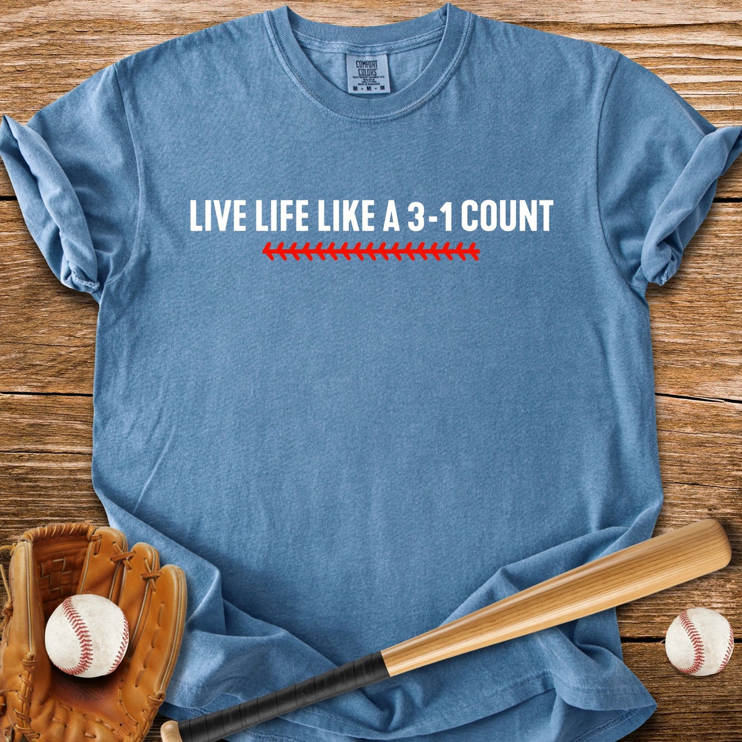 Baseball 3-1 Count - HomeRun PrintsComfort Colors