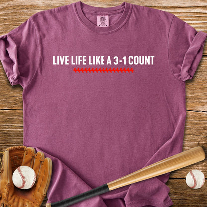 Baseball 3-1 Count - HomeRun PrintsComfort Colors