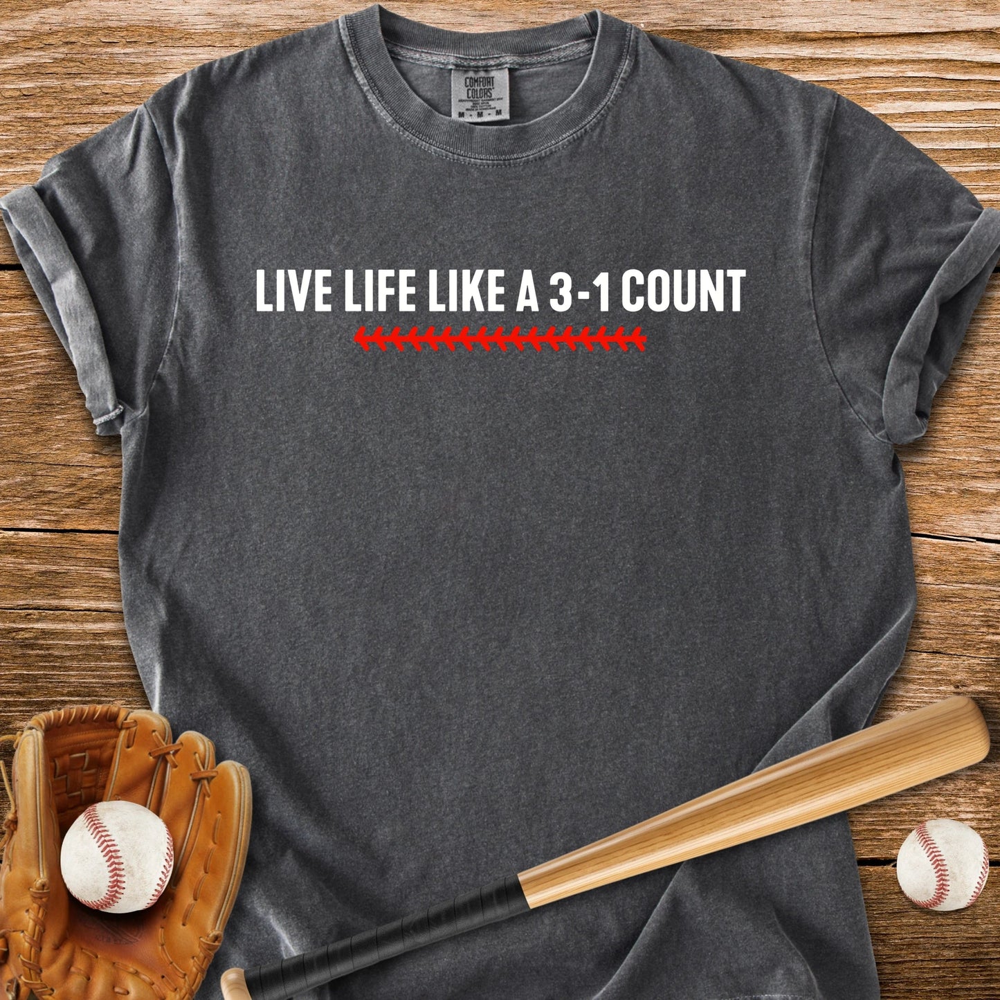 Baseball 3-1 Count - HomeRun PrintsComfort Colors