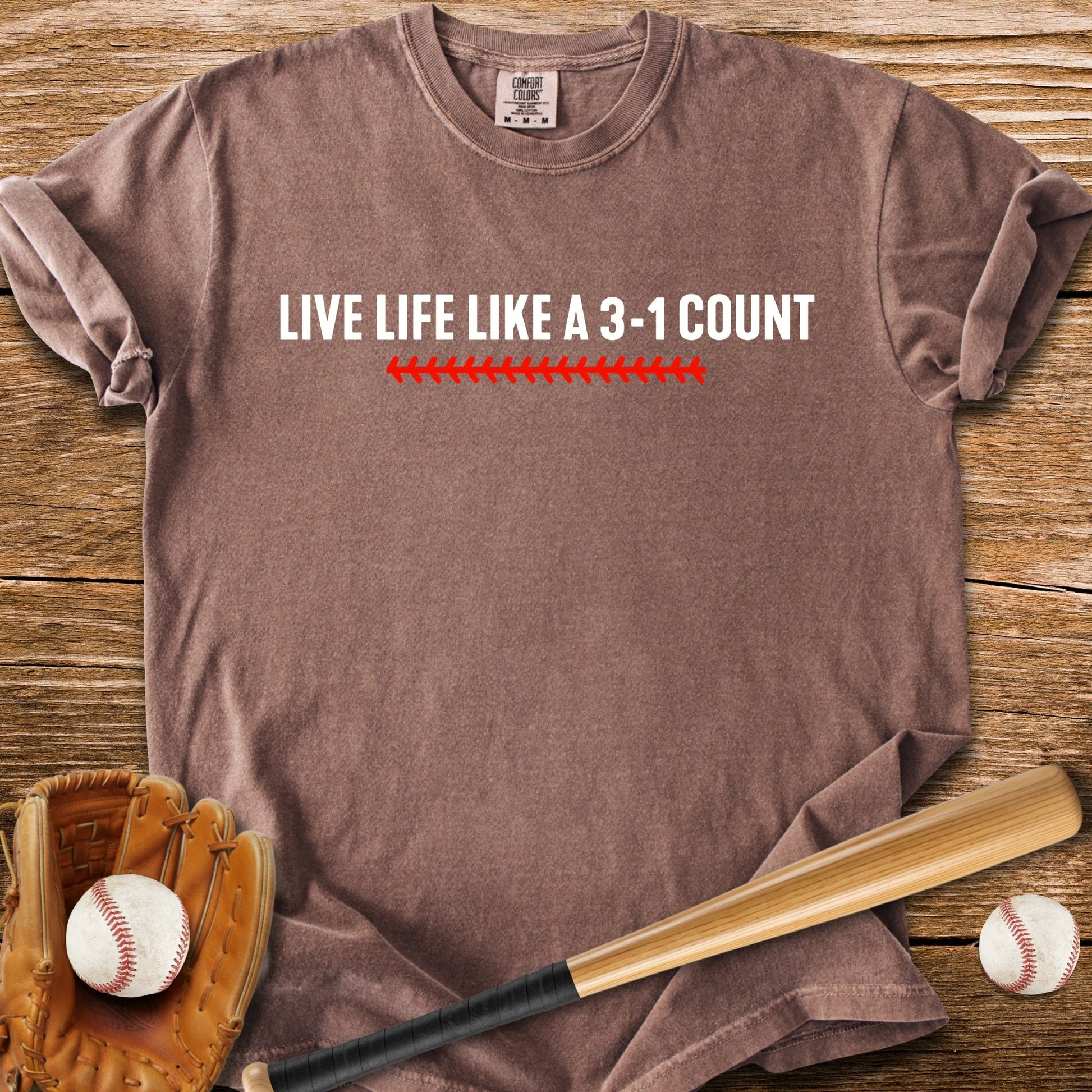 Baseball 3-1 Count - HomeRun PrintsComfort Colors