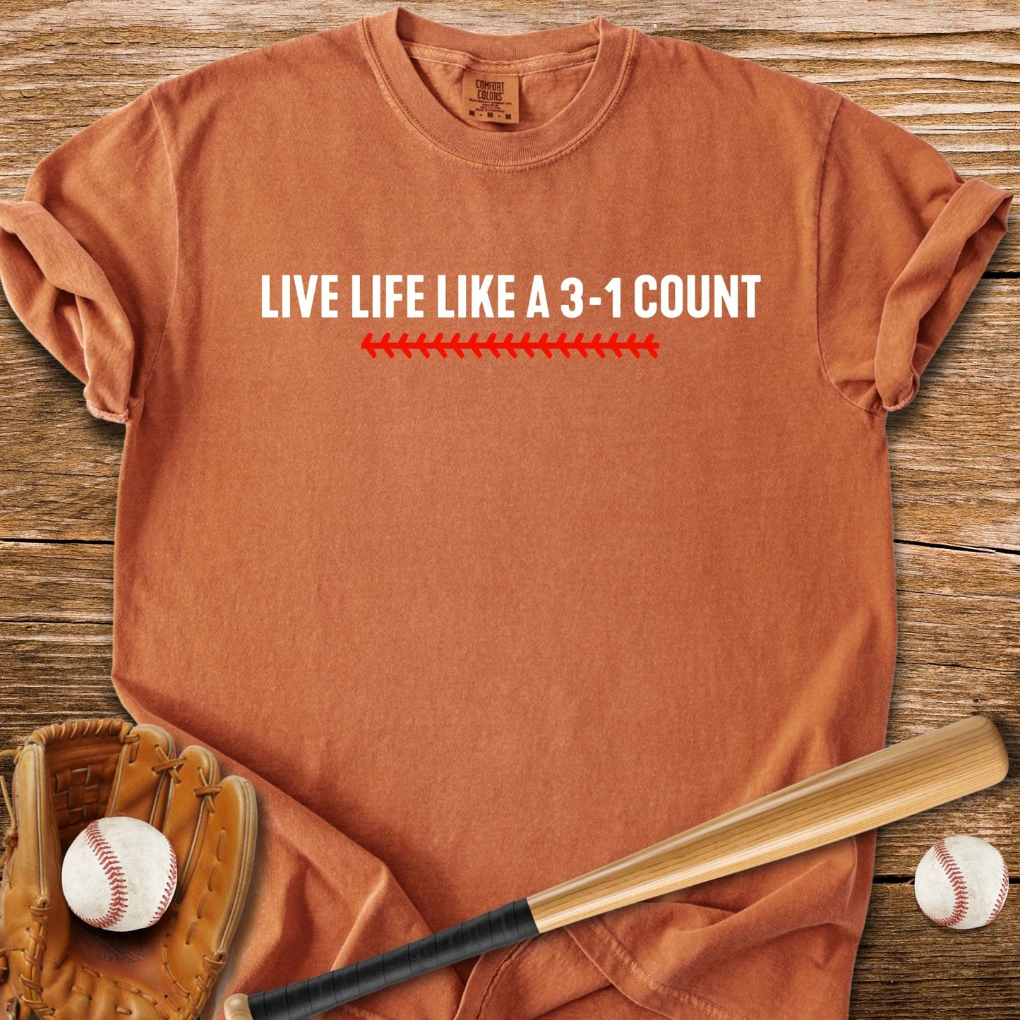 Baseball 3-1 Count - HomeRun PrintsComfort Colors