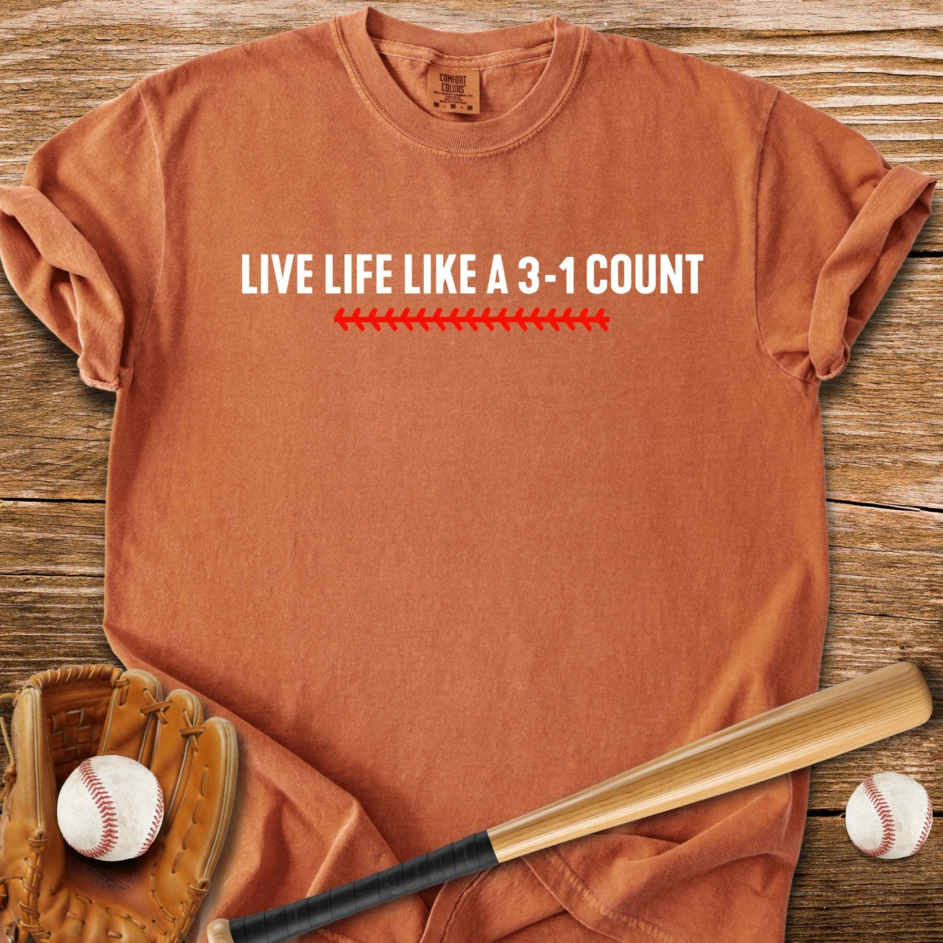 Baseball 3-1 Count - HomeRun PrintsComfort Colors