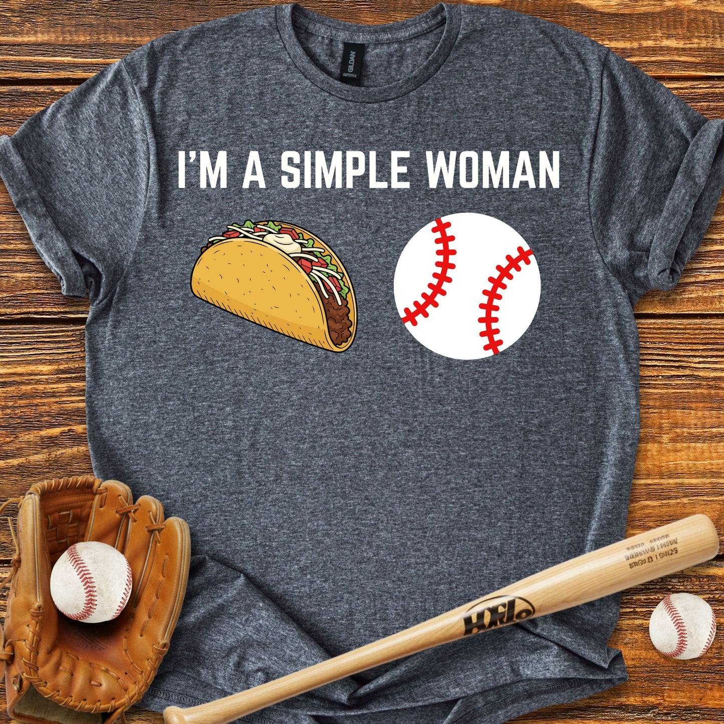 Baseball And Tacos T-shirt - HomeRun PrintsT-Shirt