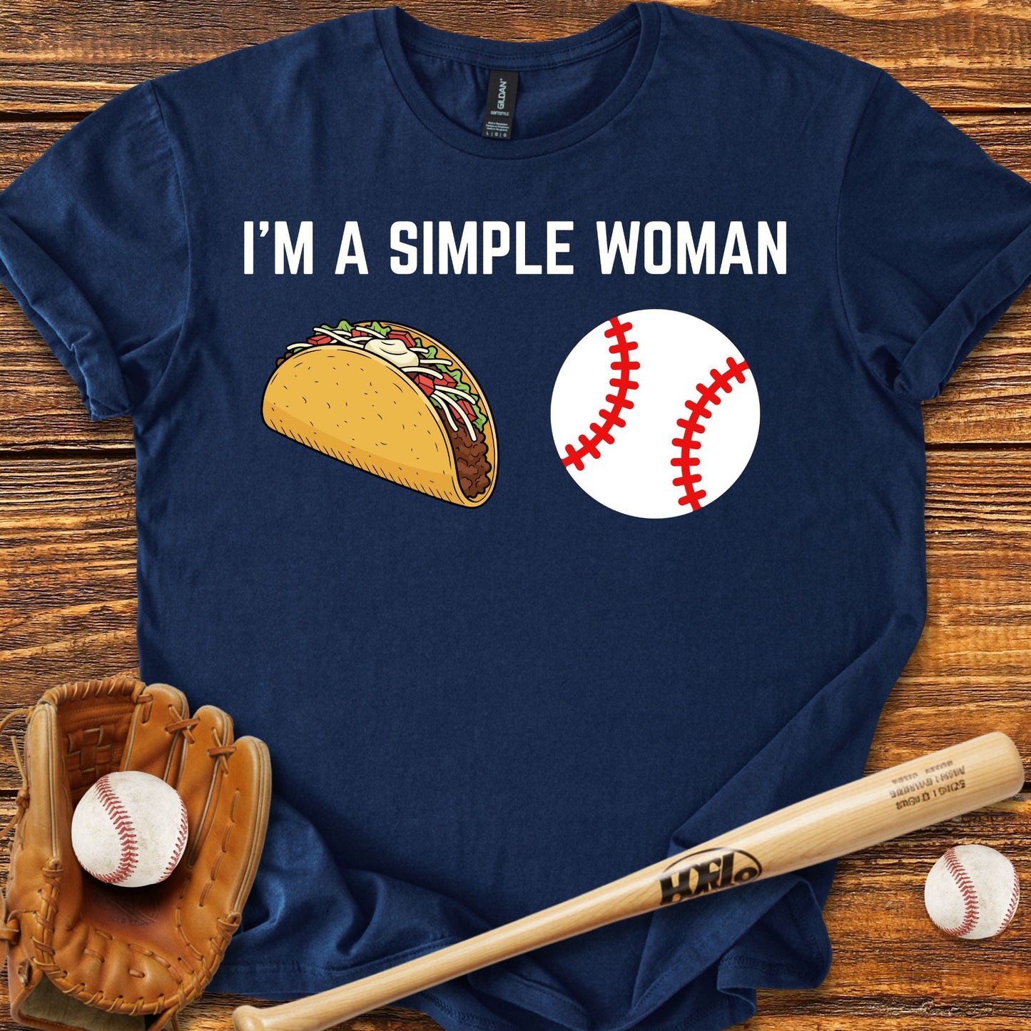 Baseball And Tacos T-shirt - HomeRun PrintsT-Shirt