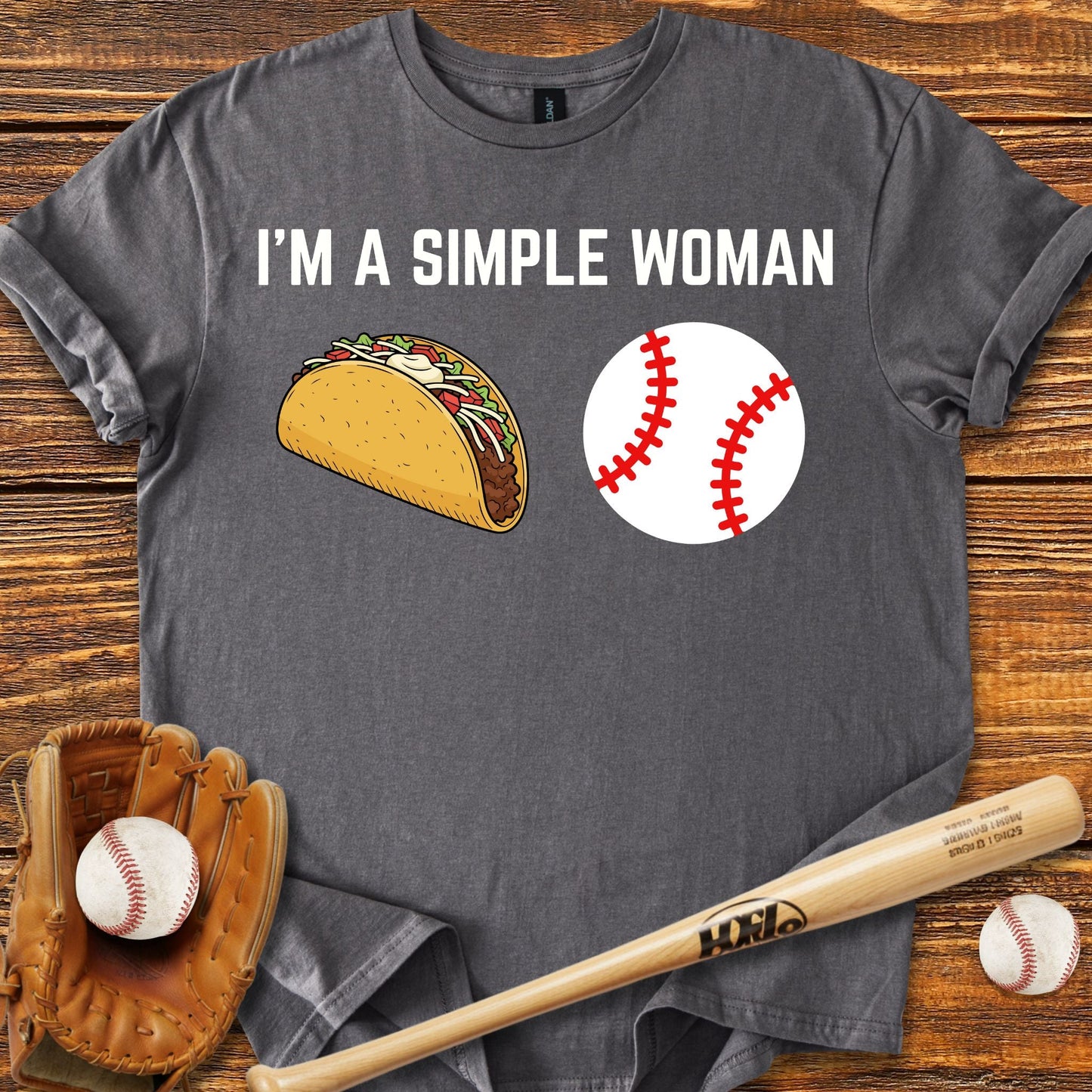 Baseball And Tacos T-shirt - HomeRun PrintsT-Shirt