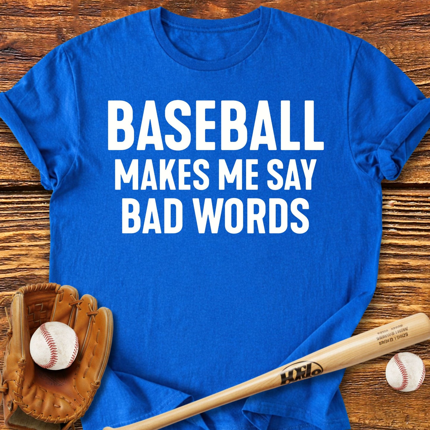 Baseball Bad Words T-Shirt - HomeRun PrintsT-Shirt