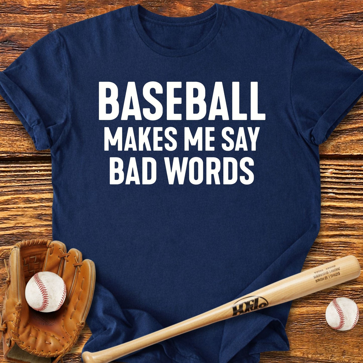 Baseball Bad Words T-Shirt - HomeRun PrintsT-Shirt