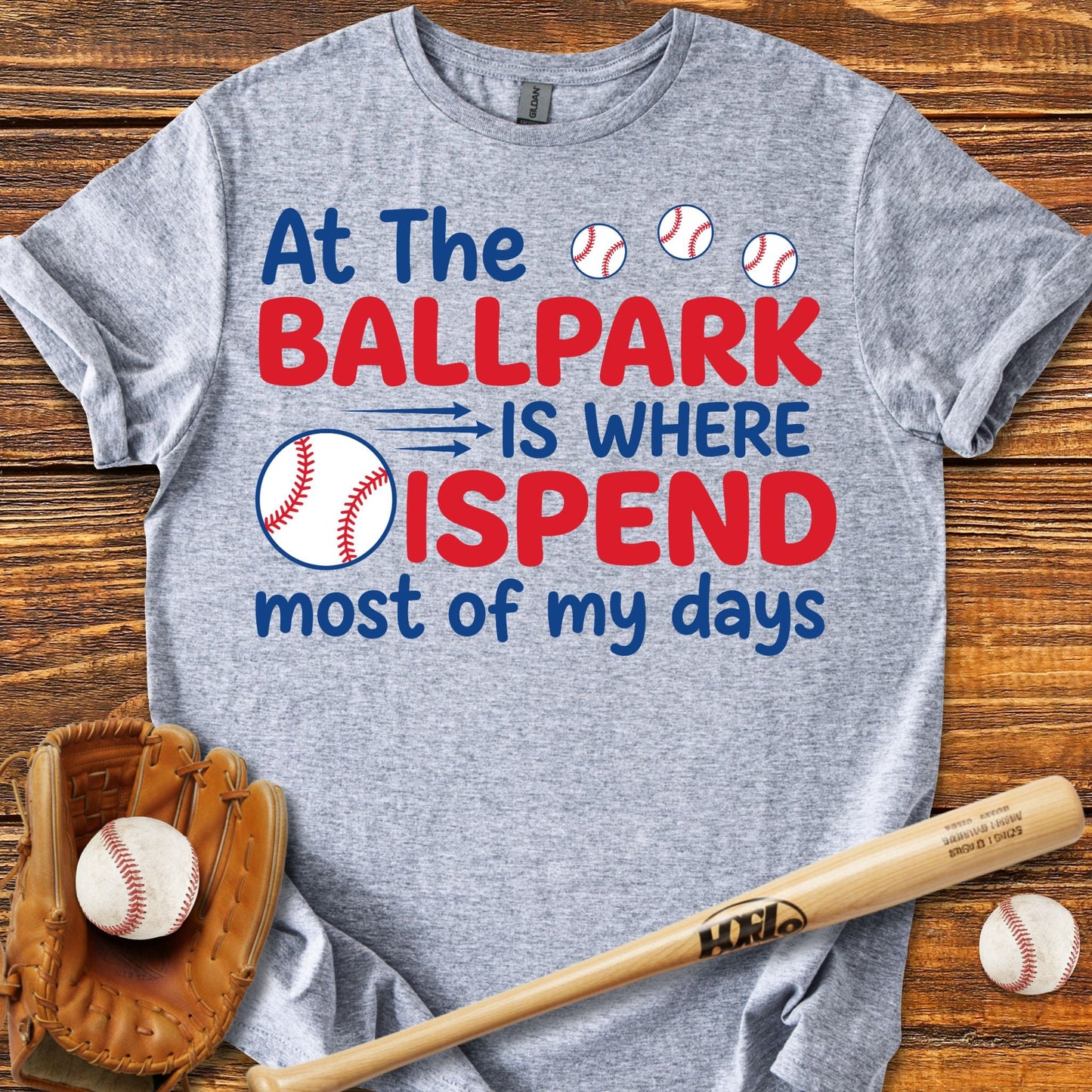 Baseball Ballpark T-shirt - HomeRun PrintsT-Shirt