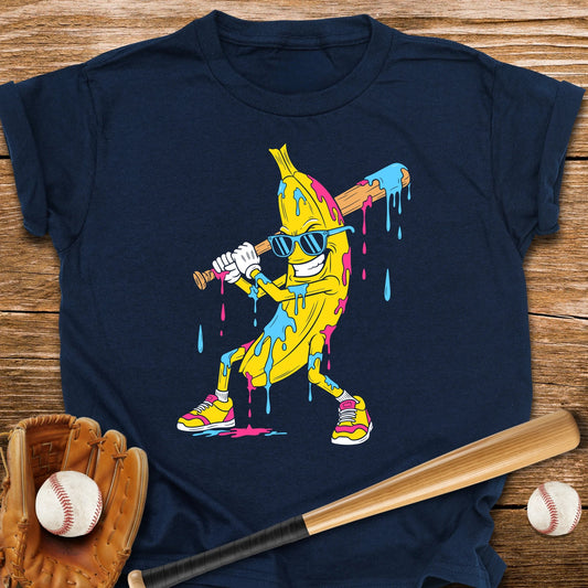 Baseball Banana Drip Youth Tee - HomeRun PrintsKids clothes
