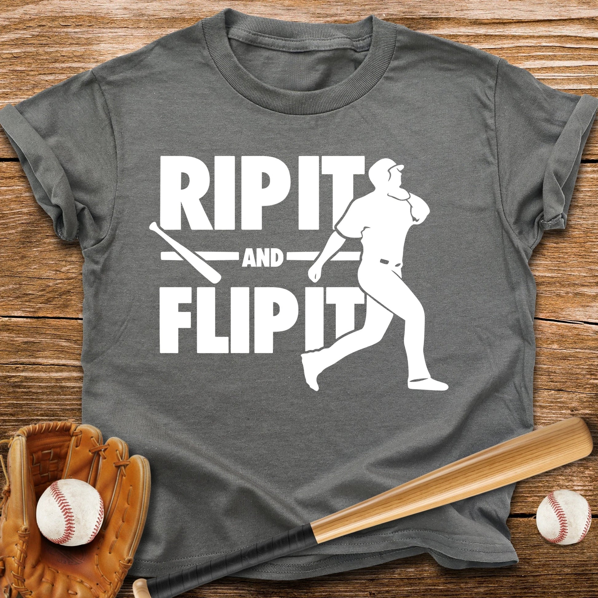 Baseball Bat Flip Youth Tee - HomeRun PrintsKids clothes