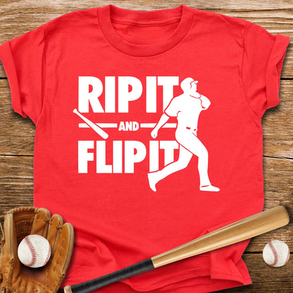 Baseball Bat Flip Youth Tee - HomeRun PrintsKids clothes