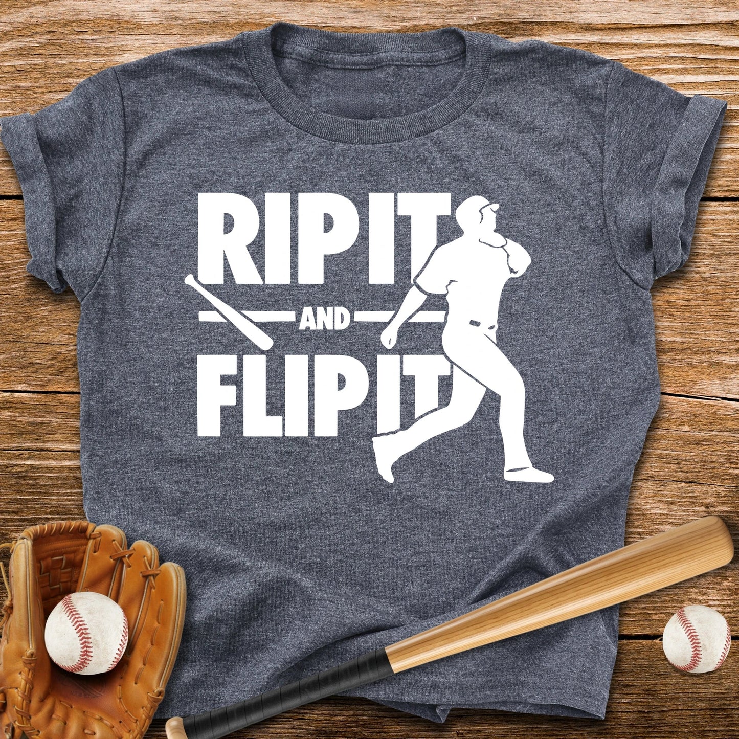Baseball Bat Flip Youth Tee - HomeRun PrintsKids clothes