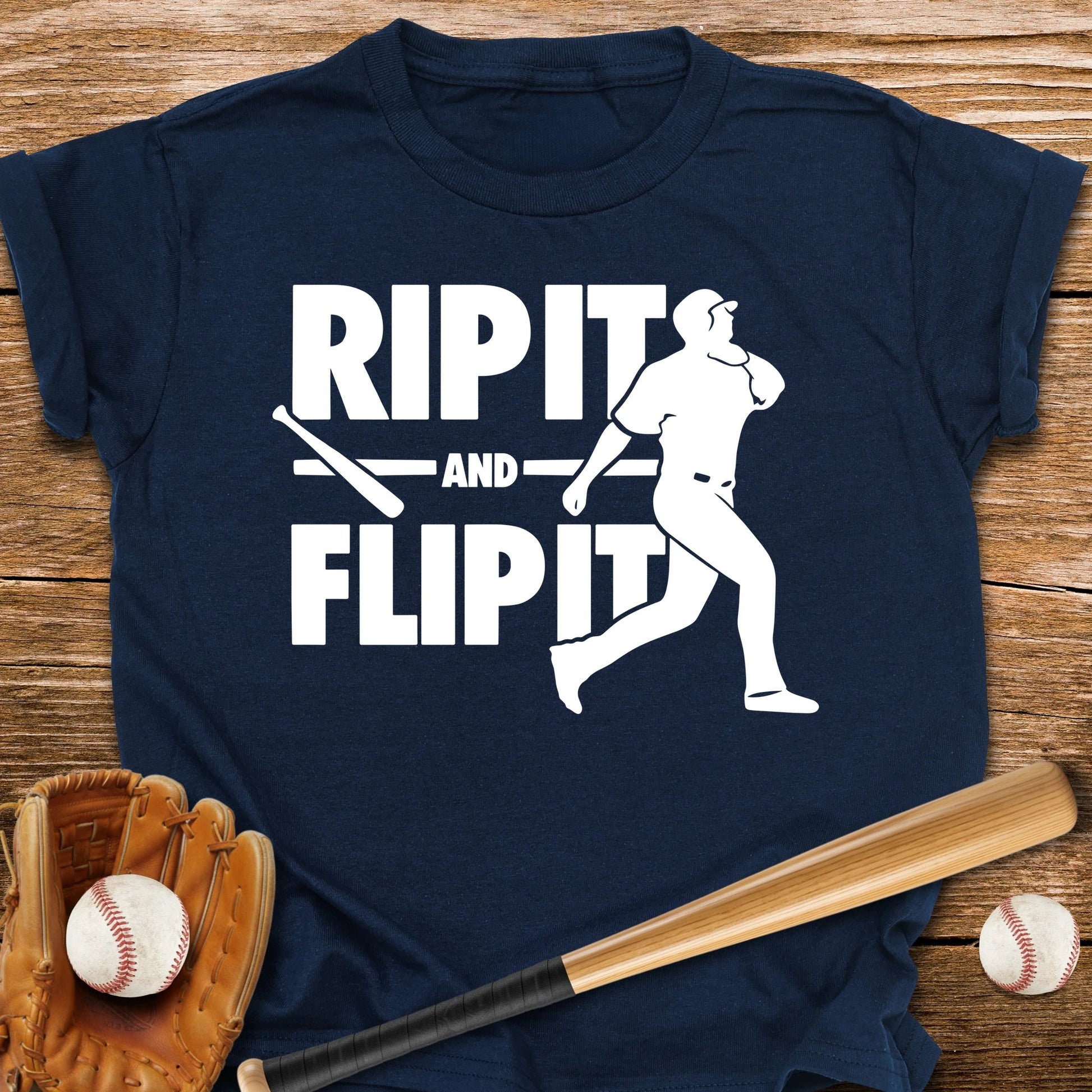 Baseball Bat Flip Youth Tee - HomeRun PrintsKids clothes