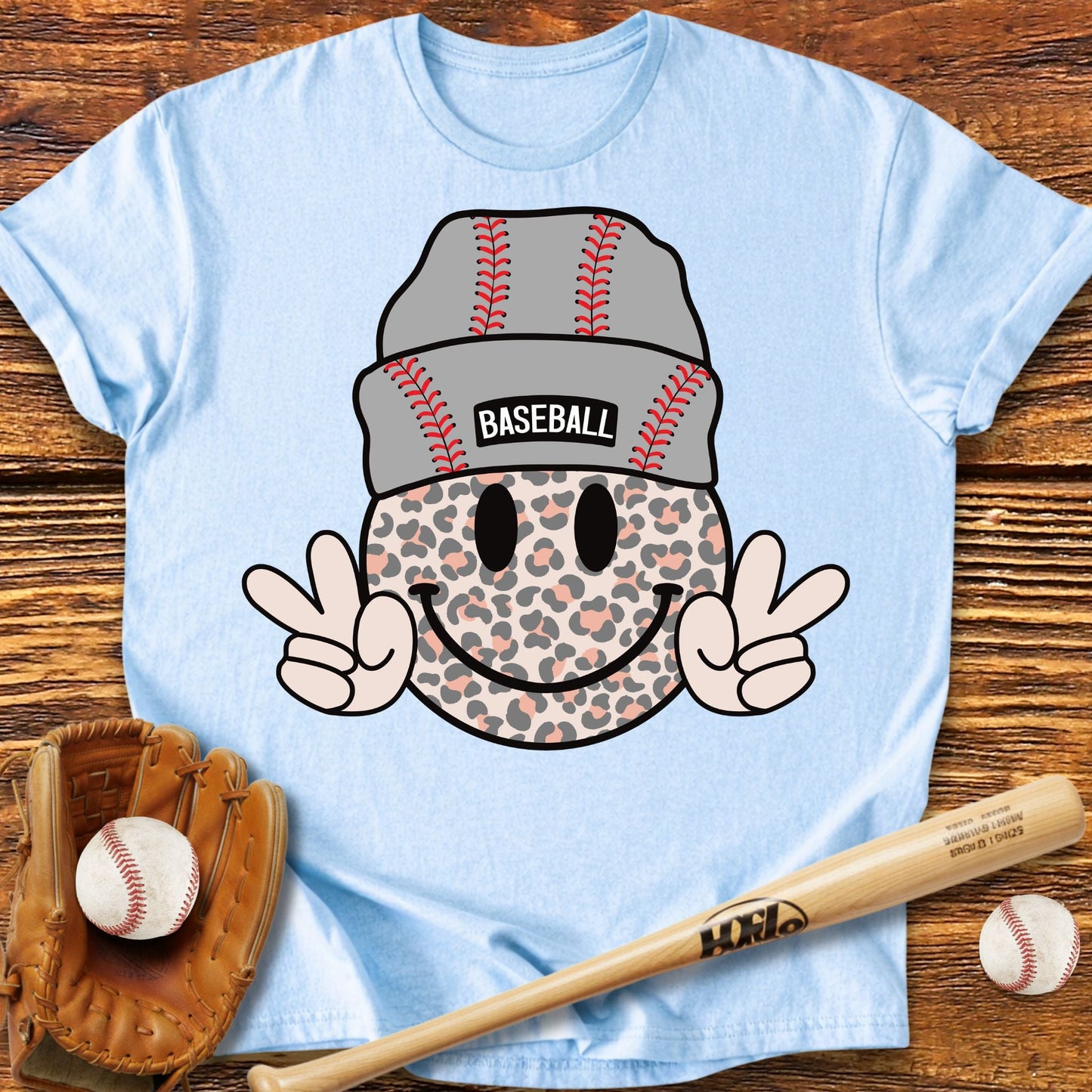 Baseball Beanie T-Shirt - HomeRun PrintsT-Shirt