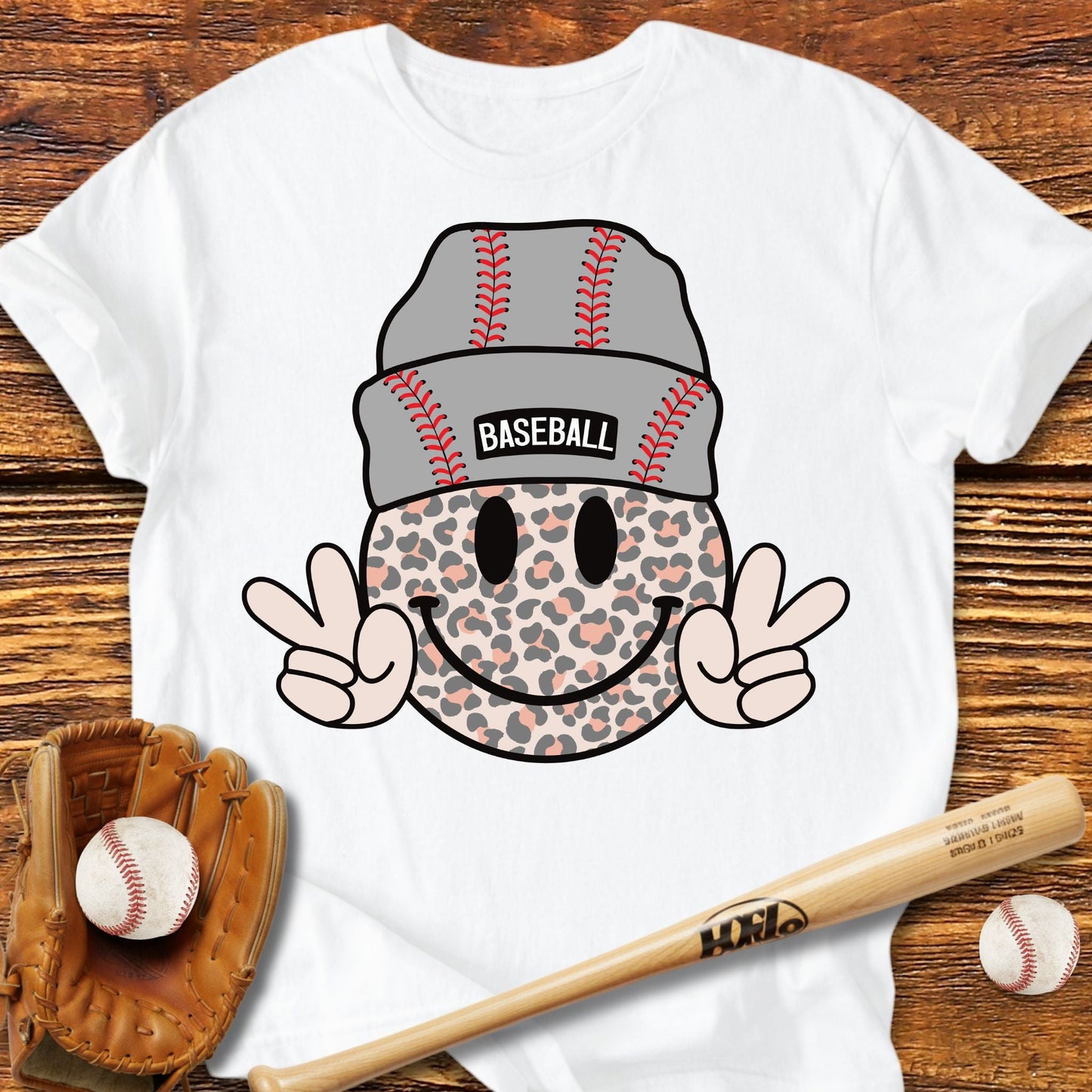 Baseball Beanie T-Shirt - HomeRun PrintsT-Shirt