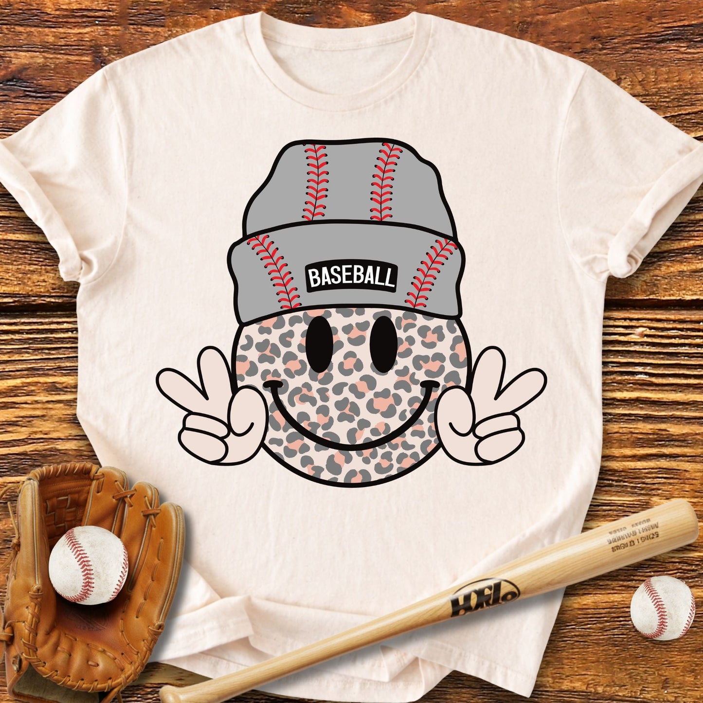 Baseball Beanie T-Shirt - HomeRun PrintsT-Shirt