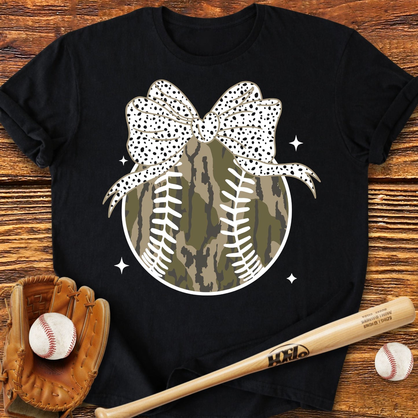 Baseball Camo Drip Adult T-Shirt - HomeRun PrintsT-Shirt
