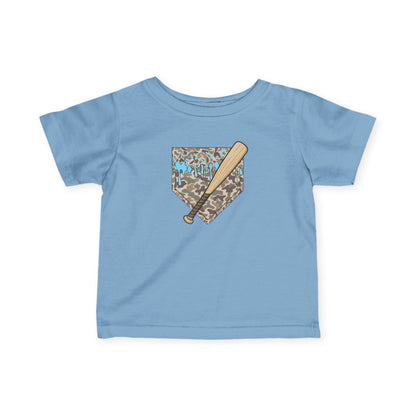 Baseball Camo Drip Infant Baby Tee - HomeRun PrintsKids clothes