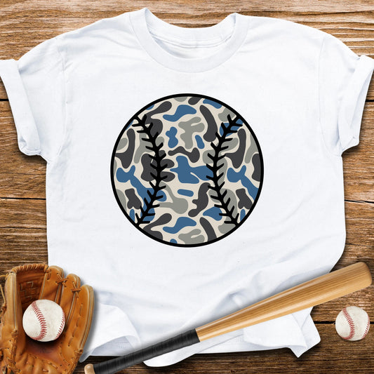 Baseball Camo Youth Tee - HomeRun PrintsKids clothes