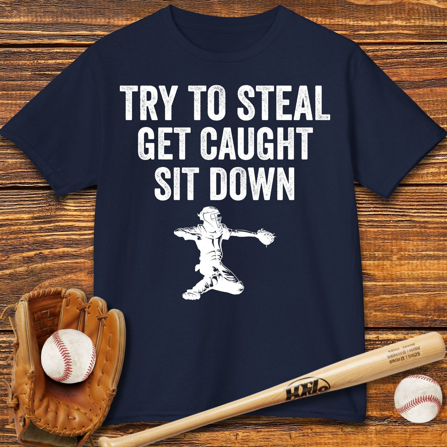 Baseball Catcher Kids T-shirt - HomeRun PrintsKids clothes