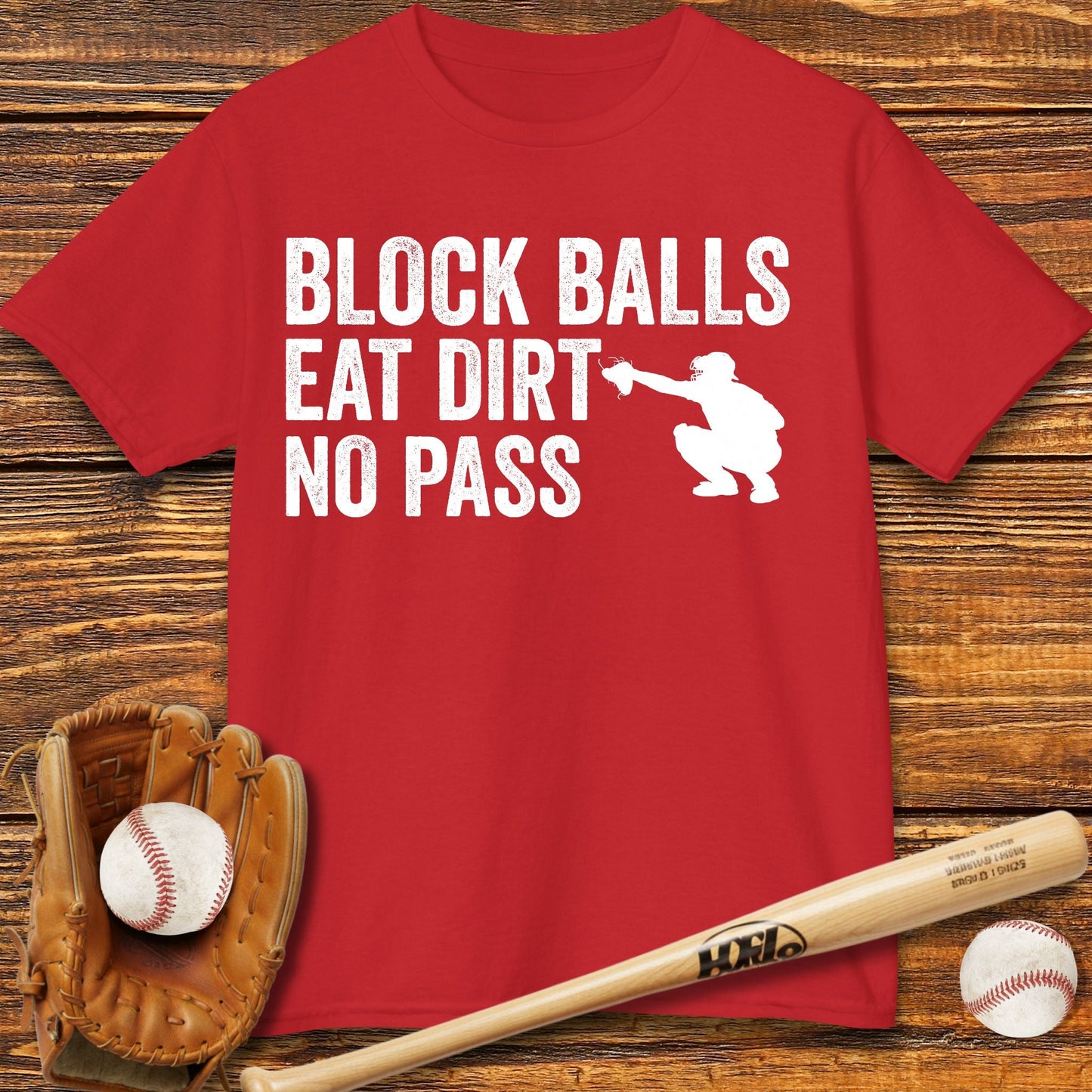Baseball Catcher Kids T-shirt - HomeRun PrintsKids clothes