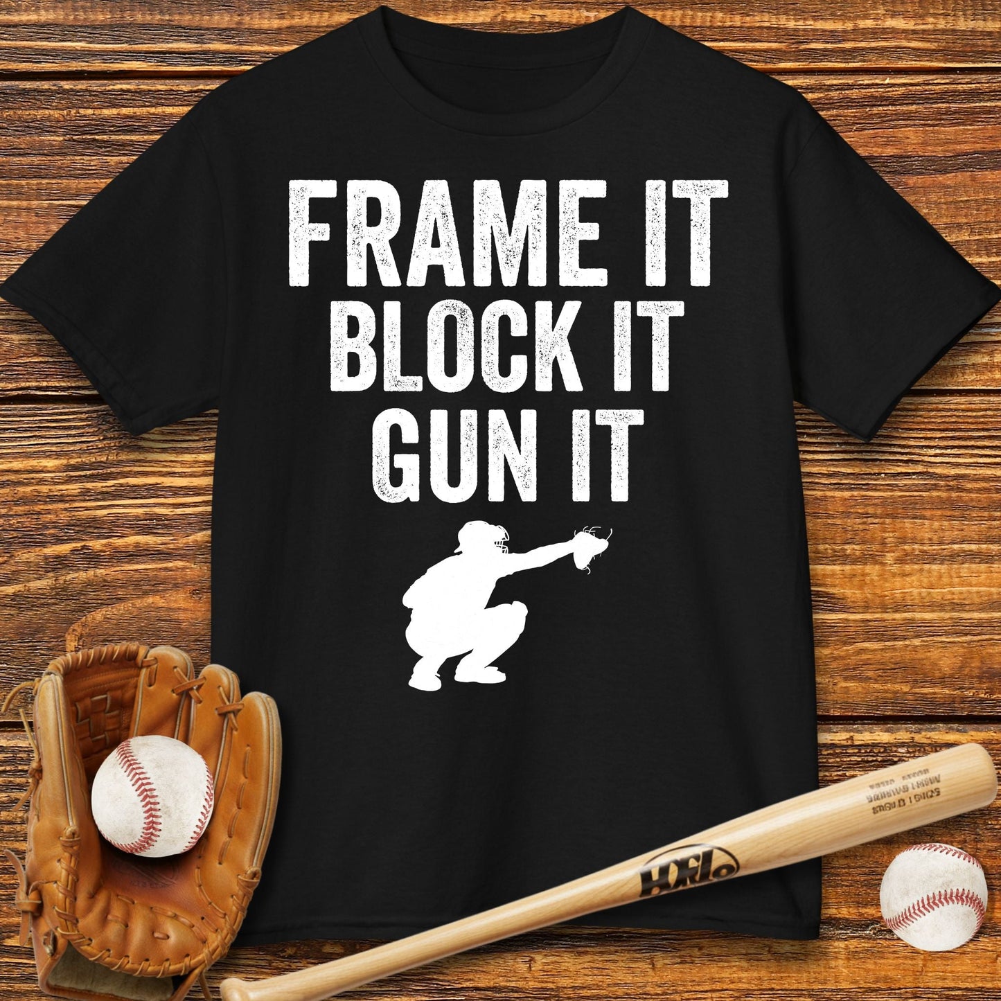 Baseball Catcher Kids T-shirt - HomeRun PrintsKids clothes