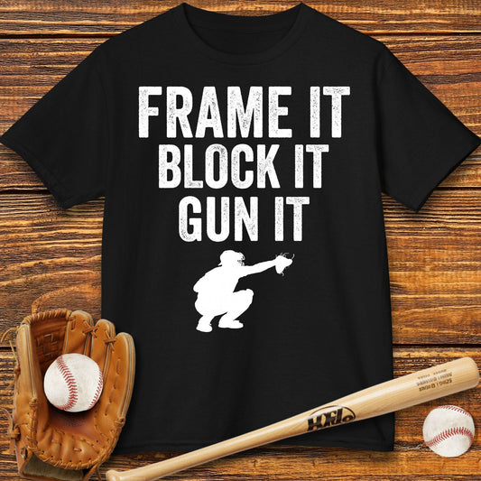 Baseball Catcher Kids T-shirt - HomeRun PrintsKids clothes