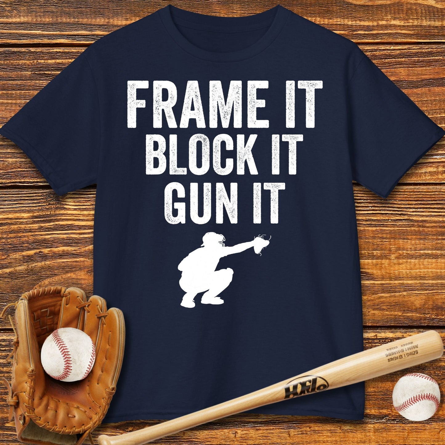 Baseball Catcher Kids T-shirt - HomeRun PrintsKids clothes