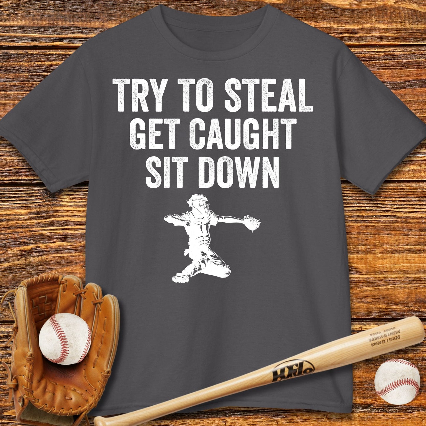 Baseball Catcher Kids T-shirt - HomeRun PrintsKids clothes