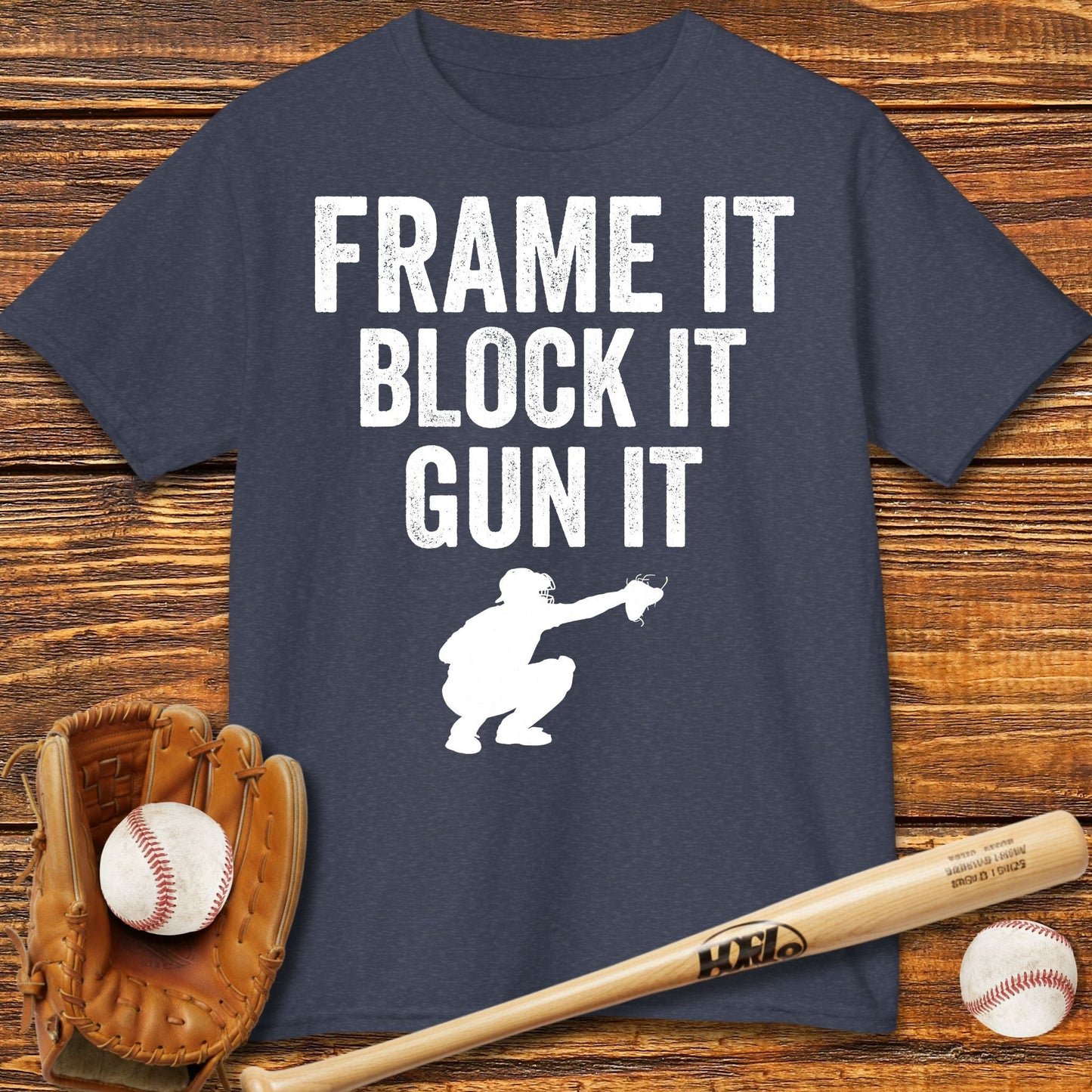 Baseball Catcher Kids T-shirt - HomeRun PrintsKids clothes