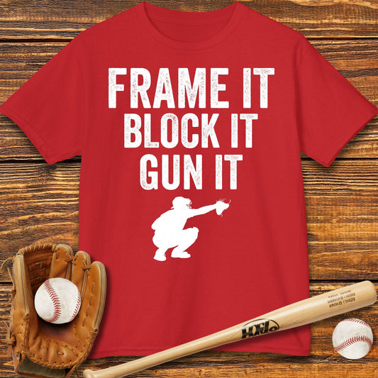 Baseball Catcher Kids T-shirt - HomeRun PrintsKids clothes