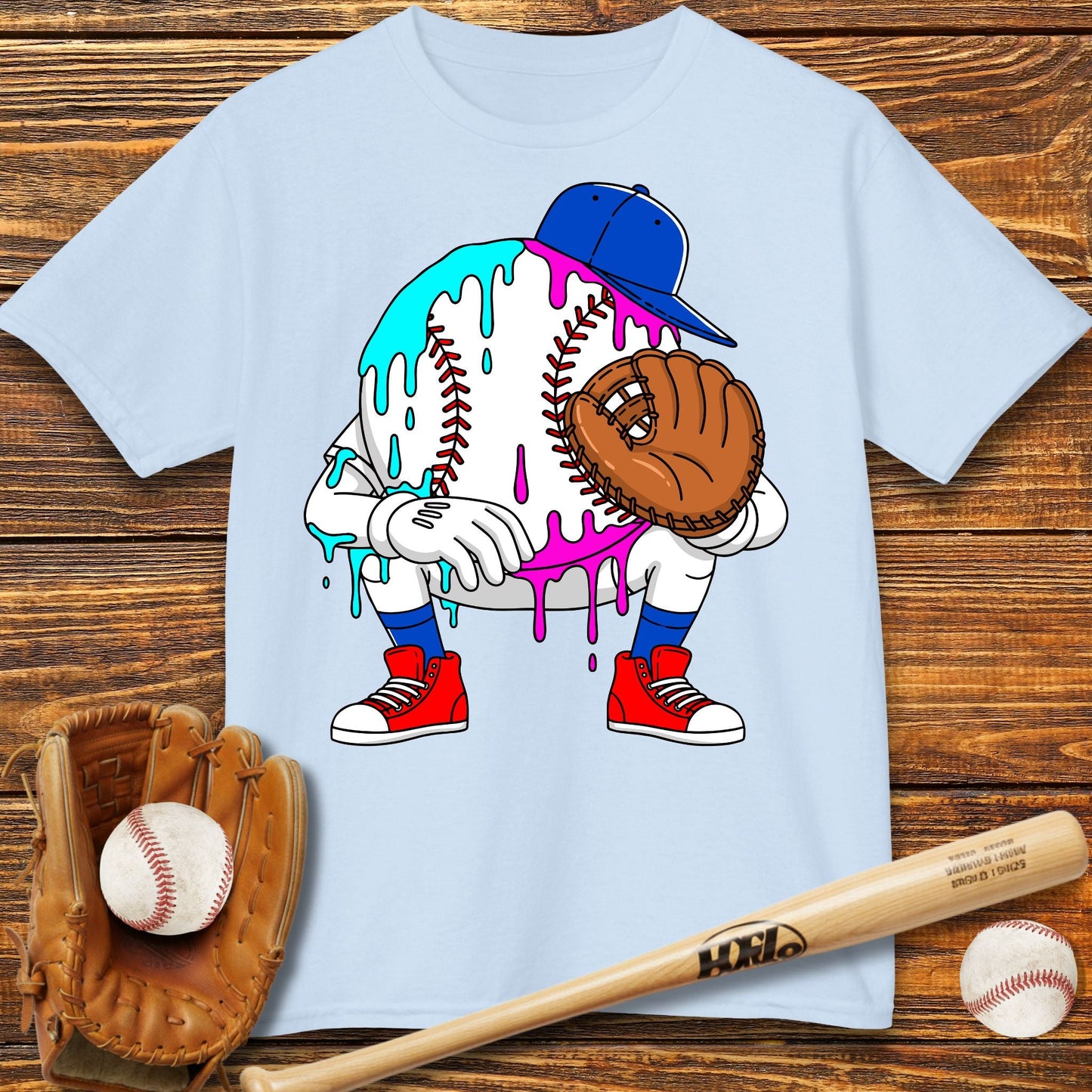 Baseball Catcher Kids T-Shirt - HomeRun PrintsKids clothes