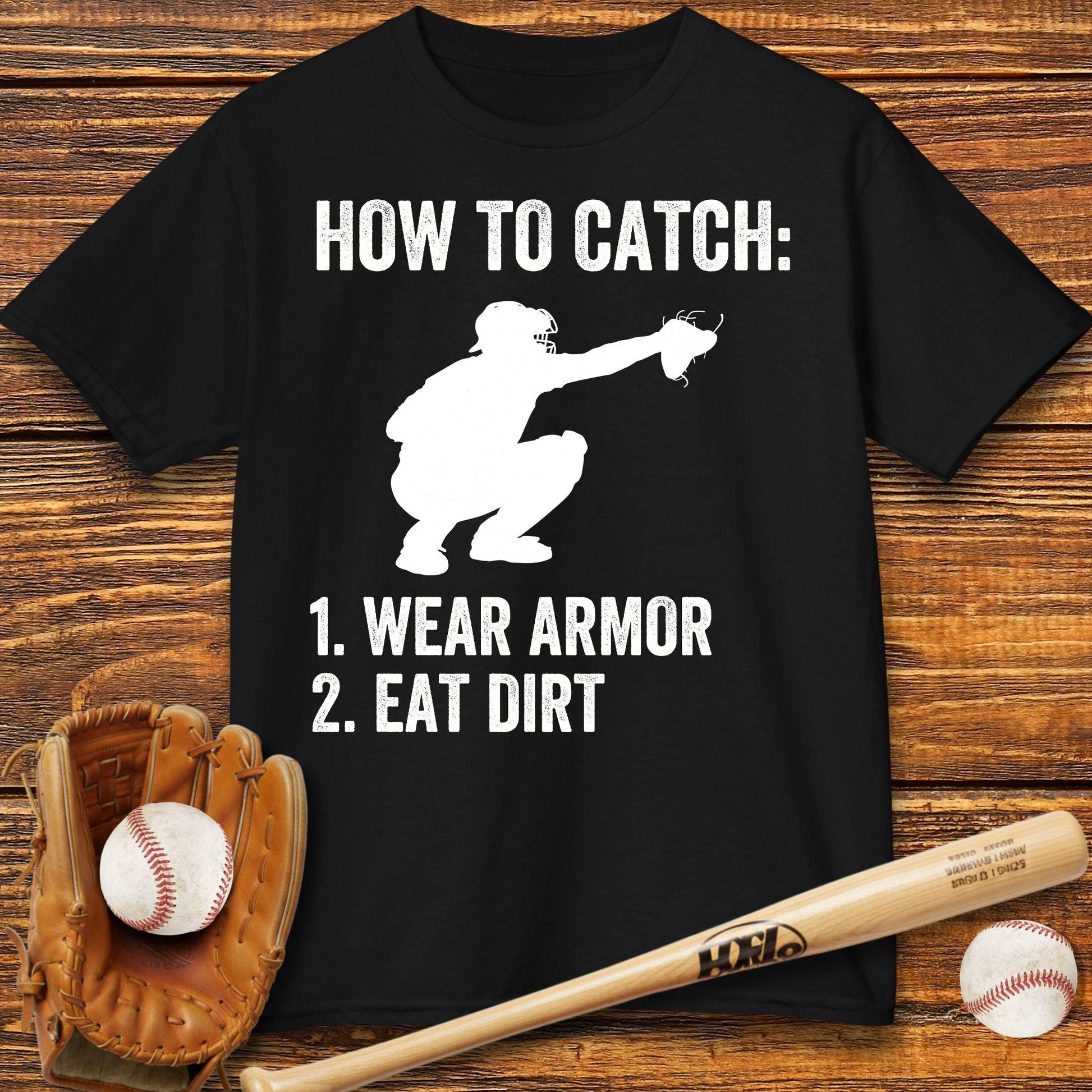 Baseball Catcher Kids T-shirt - HomeRun PrintsKids clothes