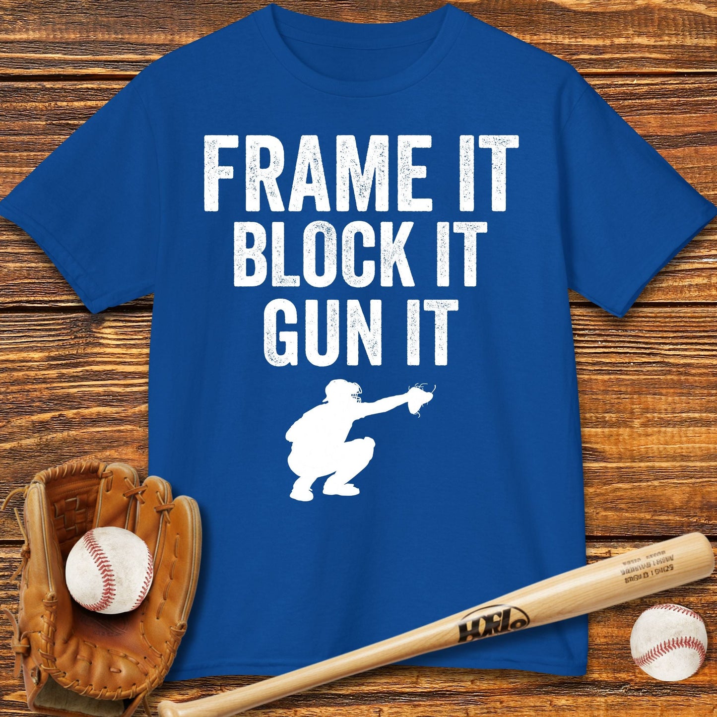 Baseball Catcher Kids T-shirt - HomeRun PrintsKids clothes