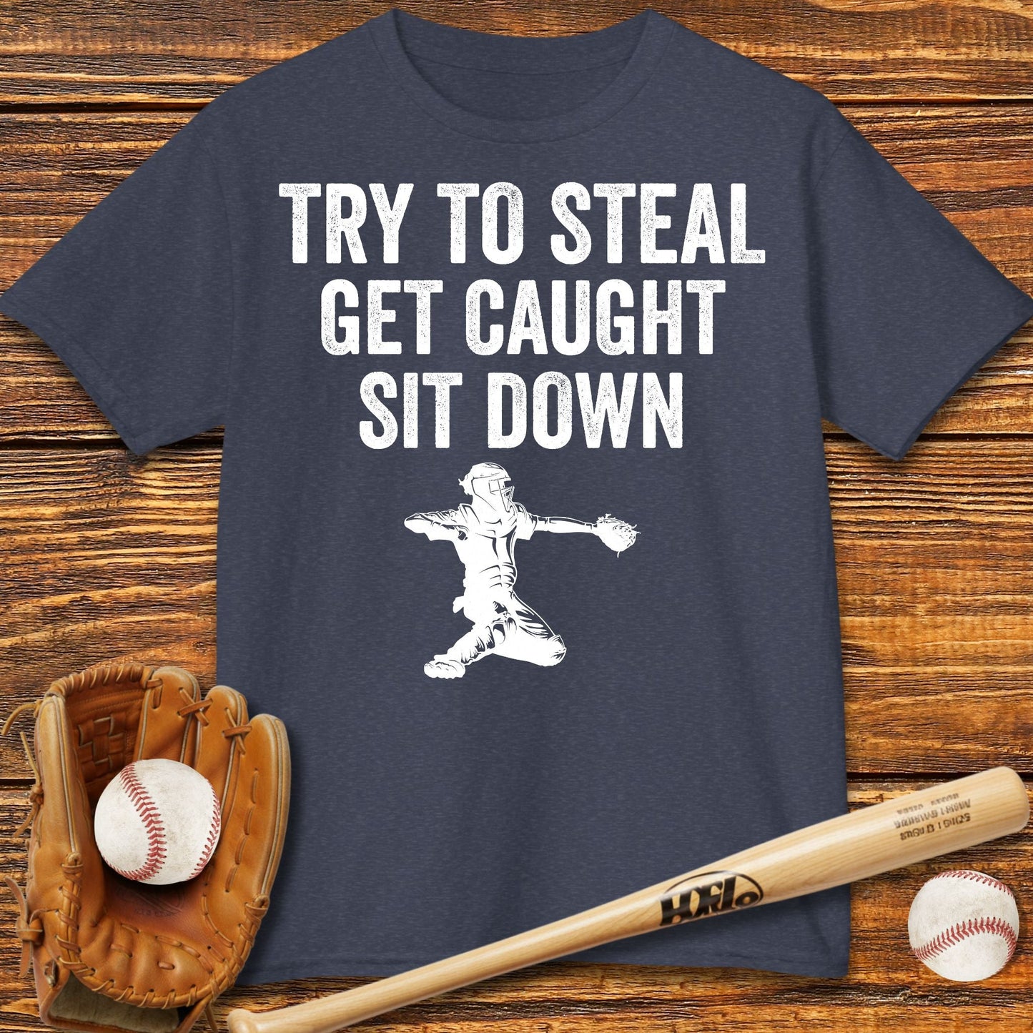 Baseball Catcher Kids T-shirt - HomeRun PrintsKids clothes