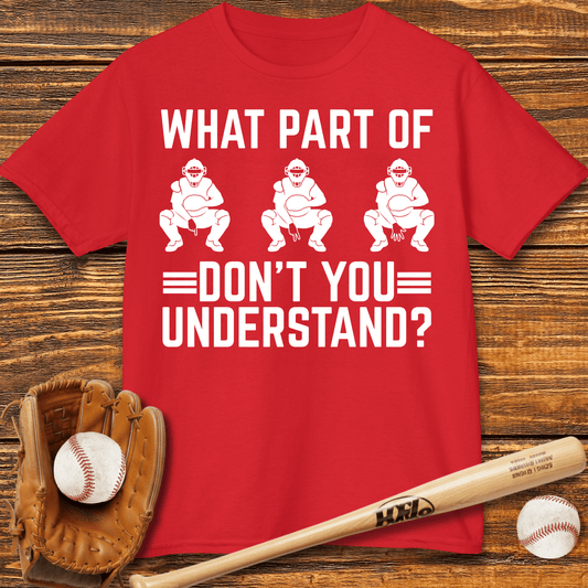 Baseball Catcher Kids T-shirt - HomeRun PrintsKids clothes