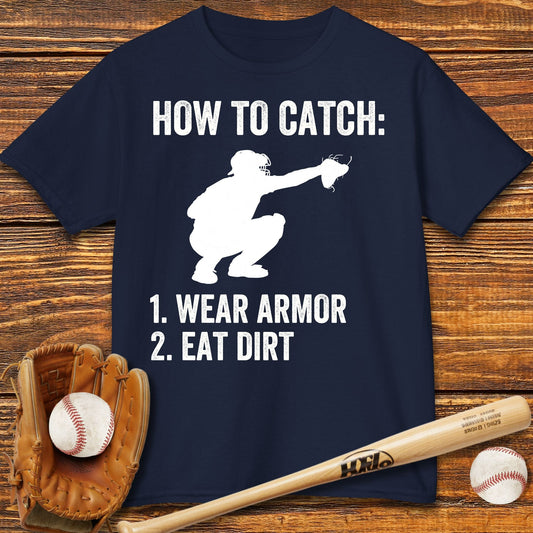 Baseball Catcher Kids T-shirt - HomeRun PrintsKids clothes
