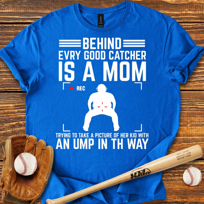Baseball Catcher Mom T-shirt - HomeRun PrintsT-Shirt