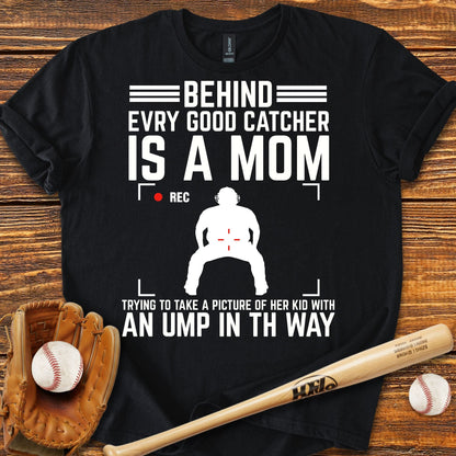 Baseball Catcher Mom T-shirt - HomeRun PrintsT-Shirt