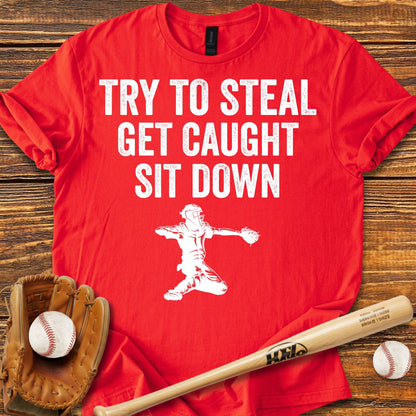 Baseball Catcher T-shirt - HomeRun PrintsT-Shirt