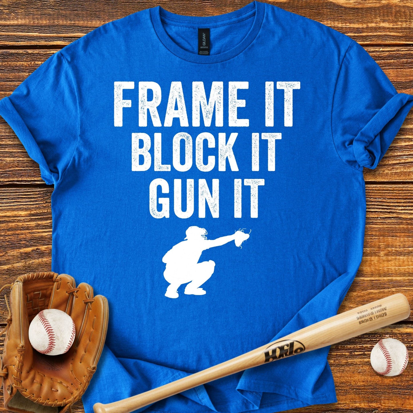 Baseball Catcher T-shirt - HomeRun PrintsT-Shirt