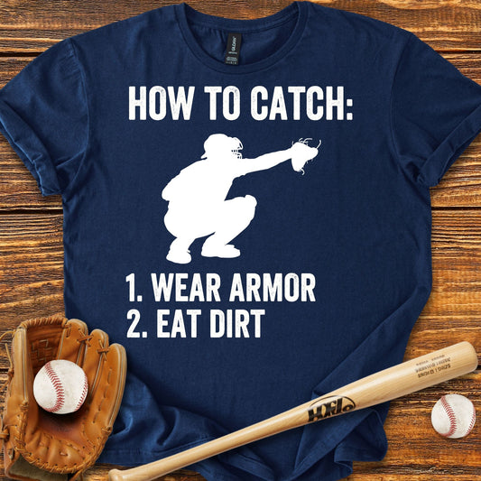 Baseball Catcher T-shirt - HomeRun PrintsT-Shirt