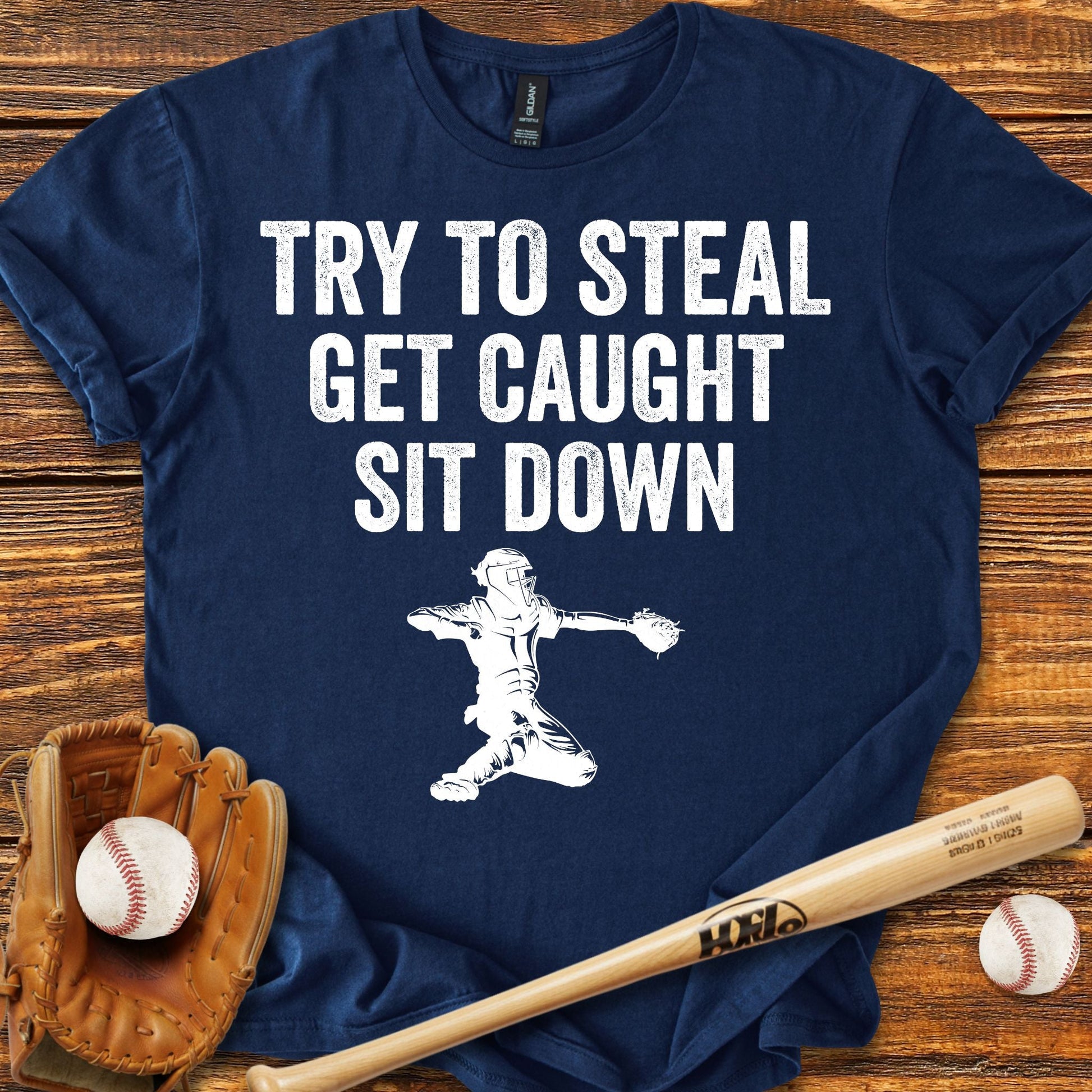 Baseball Catcher T-shirt - HomeRun PrintsT-Shirt