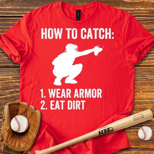 Baseball Catcher T-shirt - HomeRun PrintsT-Shirt