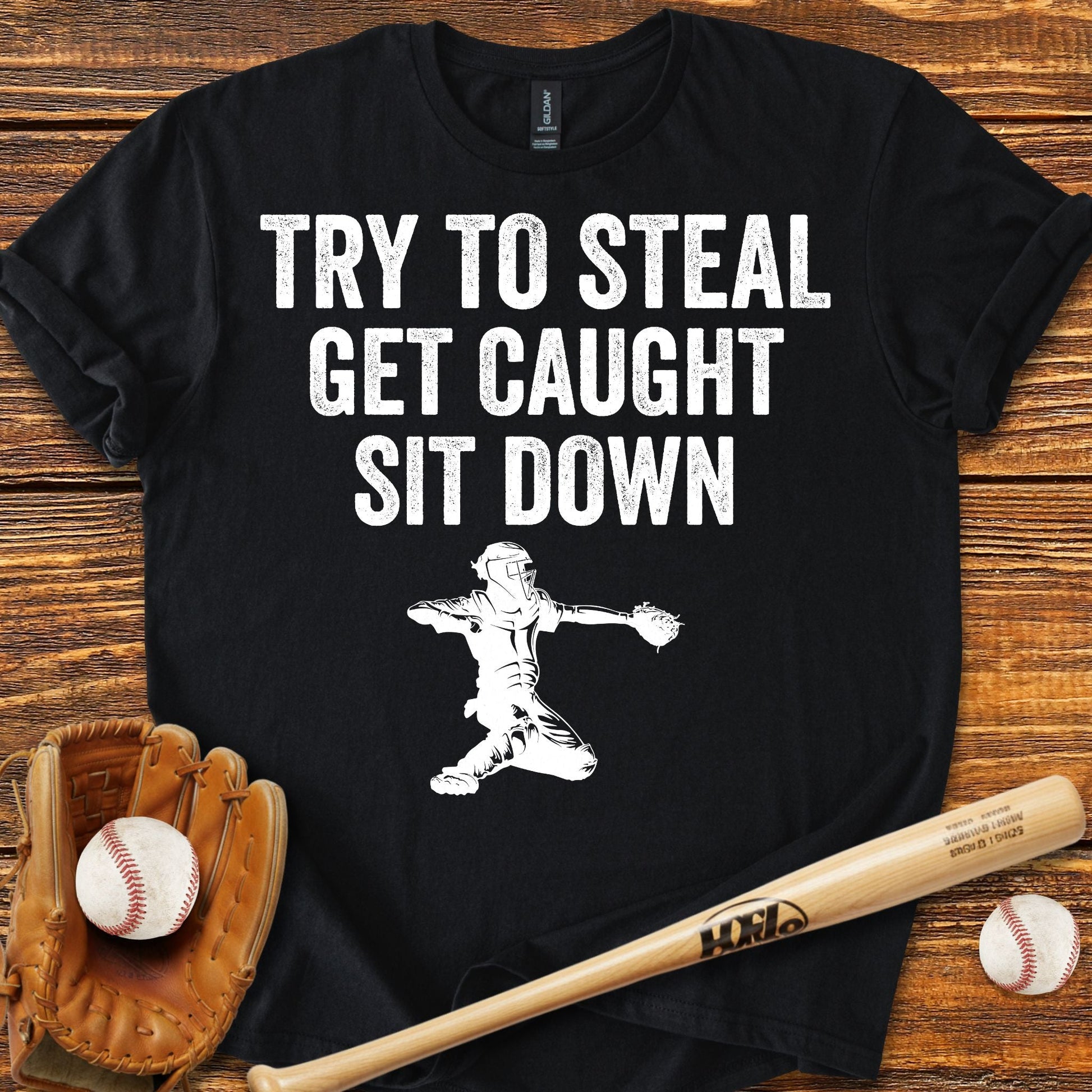 Baseball Catcher T-shirt - HomeRun PrintsT-Shirt