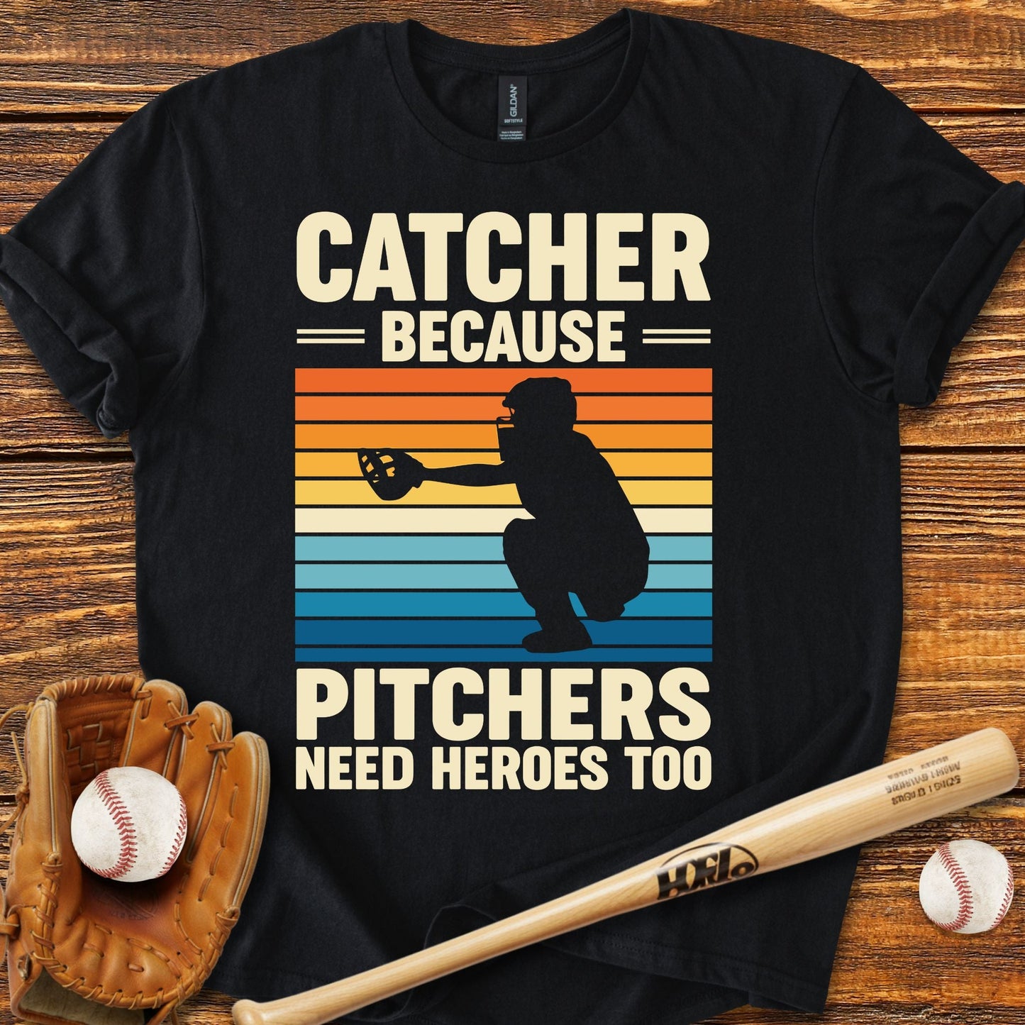 Baseball Catcher T-shirt - HomeRun PrintsT-Shirt