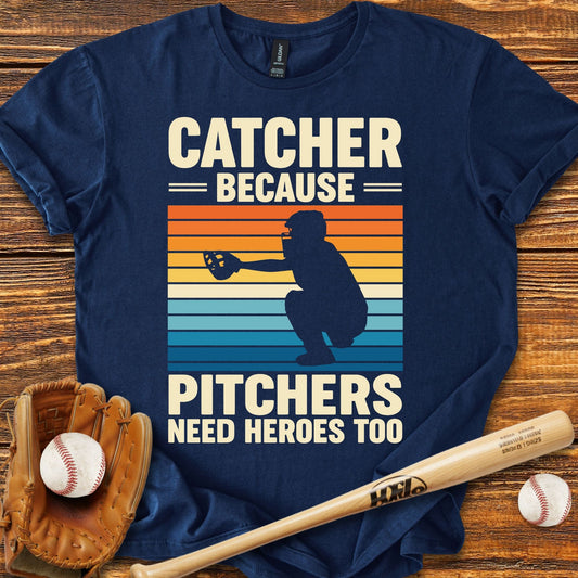 Baseball Catcher T-shirt - HomeRun PrintsT-Shirt