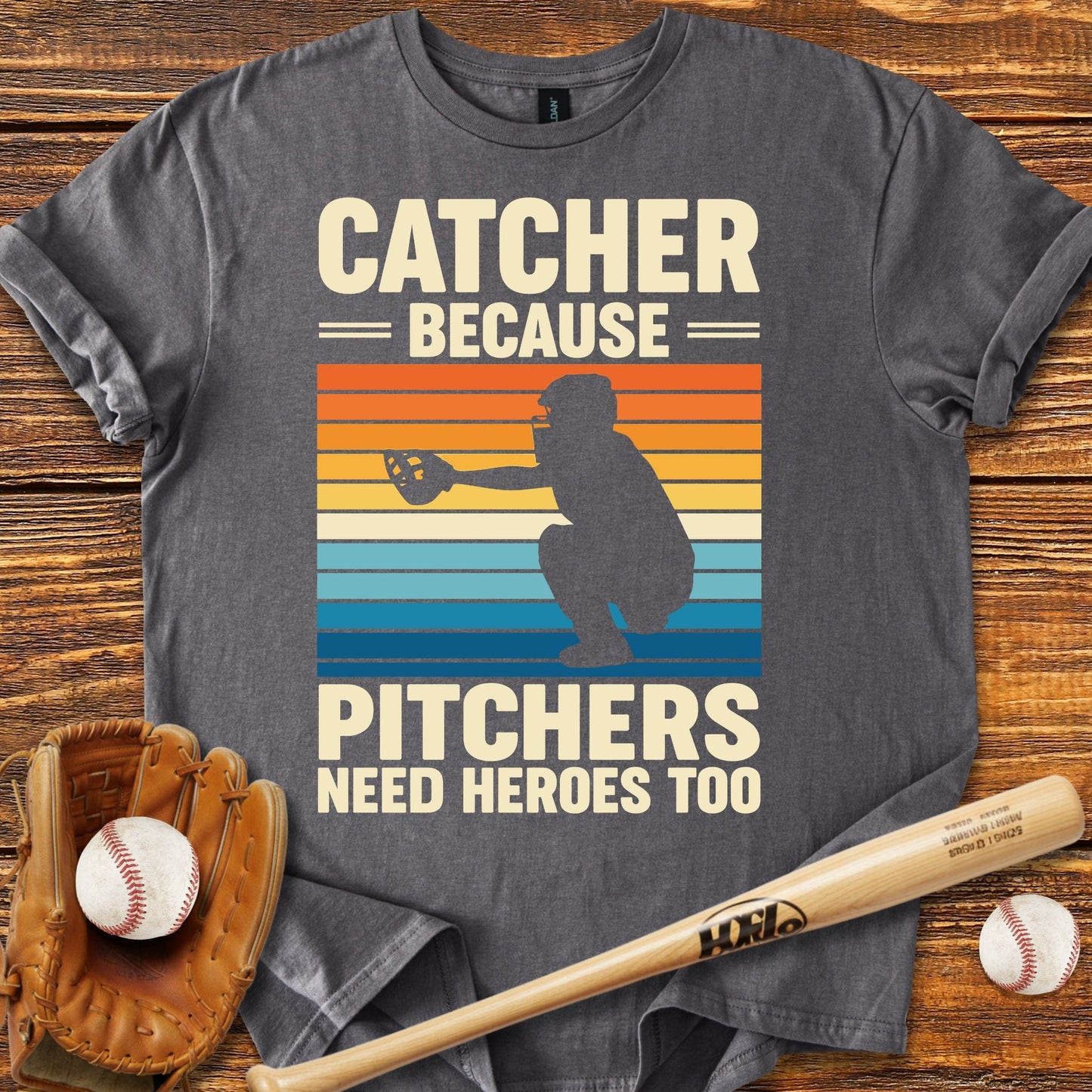 Baseball Catcher T-shirt - HomeRun PrintsT-Shirt