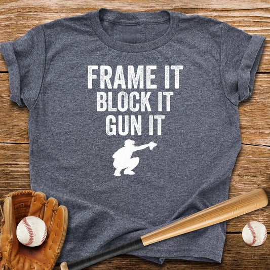 Baseball Catcher Youth Tee - HomeRun PrintsKids clothes