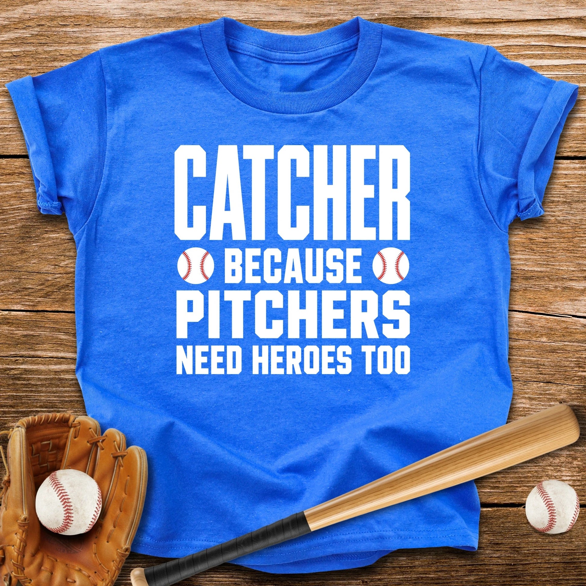 Baseball Catcher Youth Tee - HomeRun PrintsKids clothes